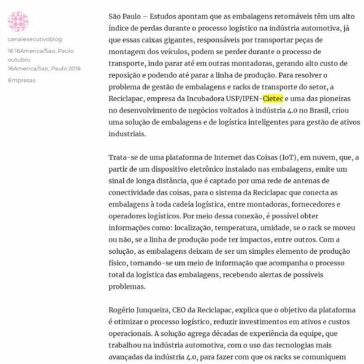 Reciclapac cria plataforma de embalagens inteligentes – Canal Executivo Blog