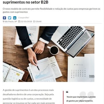 Acordo comercial reduz em até 20% os gastos com suprimentos no setor B2B – Negócios em Foco