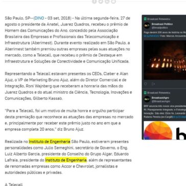 ABERIMEST comemora 36 anos com Evento e Premiação – Broadcast