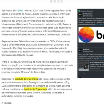 ABERIMEST comemora 36 anos com Evento e Premiação – Agência Estado