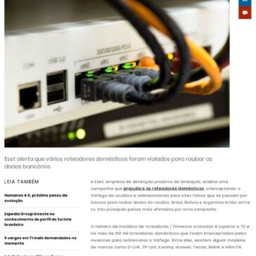 Vulnerabilidade em roteadores redireciona usuários para páginas falsas de bancos – IT Fórum 365