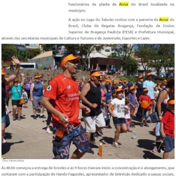 Caminhada no Lago mobilizou mais de 500 pessoas em Bragança Paulista – Surgiu