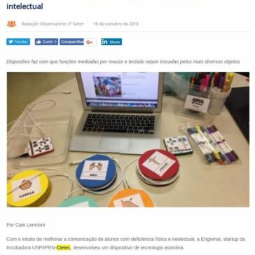 Aparelho aumenta inclusão de crianças com deficiência física e intelectual – Observatório do 3° Setor