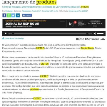 Incubadora de negócios da USP auxilia no lançamento de produtos – Jornal da USP