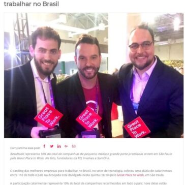 SC tem 12 empresas na lista das melhores de TI para trabalhar no Brasil – SC Inova