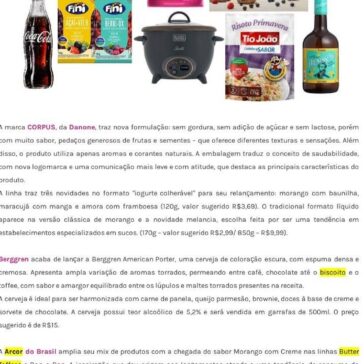 Novidades e Lançamentos do Mês – Setembro/2018 – Menu Criativo