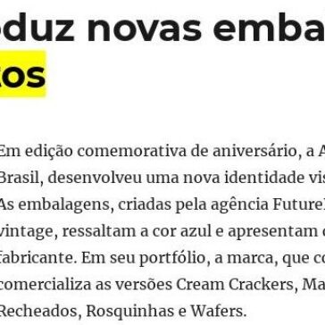 Aymoré produz novas embalagens para biscoitos – Canal Executivo Blog