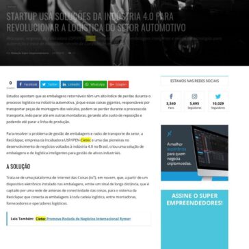 Startup Usa Soluções da Indústria 4.0 para Revolucionar A Logística do Setor Automotivo – Super Empreendedores