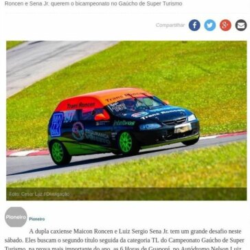 Dupla caxiense busca confirmar título nas 6 Horas de Guaporé – Pioneiro (On-line)