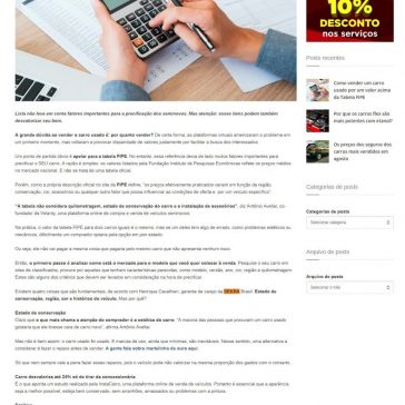 Como vender um carro usado por um valor acima da Tabela FIPE – Sato Funilaria Express