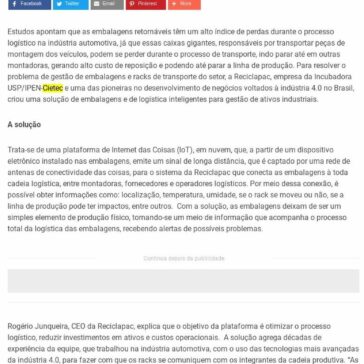 Startup usa soluções da Indústria 4.0 para revolucionar a logística do setor automotivo | Indústria 4.0 – Indústria