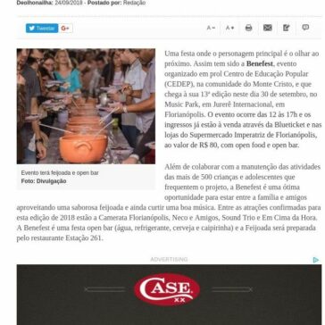 Evento beneficente Benefest acontece em Florianópolis no próximo domingo – De Olho na Ilha