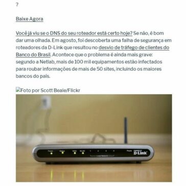 Roteadores infectados desviam tráfego de clientes do Itaú, Bradesco, BB e outros bancos – Carlos Trentini