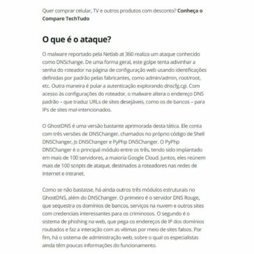 Malware GhostDNS em roteadores pode roubar dados bancários de usuários – Tech tudo