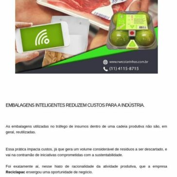 EMBALAGENS INTELIGENTES REDUZEM CUSTOS PARA A INDÚSTRIA. – RWR Formatos e Colarinhos