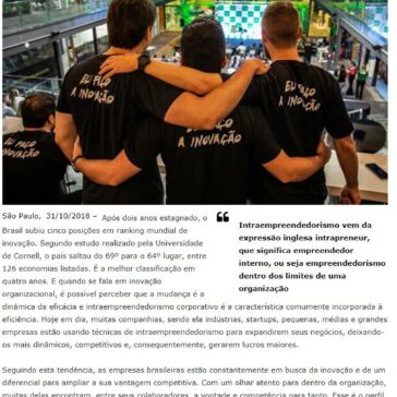 Intraempreendedorismo: um sistema para acelerar inovação dentro de indústrias, empresas e startups – Dicas BH