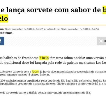 Rede lança sorvete com sabor de bala 7 Belo – Meon