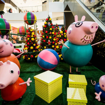 Ho-Ho-Roinc! Peppa Pig é tema do Natal de shoppings no Rio, SP e BH