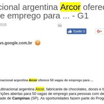 Multinacional argentina Arcor oferece 50 vagas de emprego para … – G1 – Agito Campinas