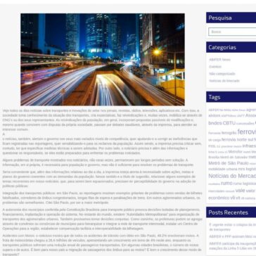 A imprensa precisa fomentar discussões de políticas públicas de transporte com nossos candidatos – Abifer