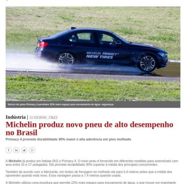Michelin produz novo pneu de alto desempenho no Brasil – Automotive Business
