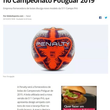 Conheça a bola que será utilizada no Campeonato Potiguar 2019 – Globo Esporte