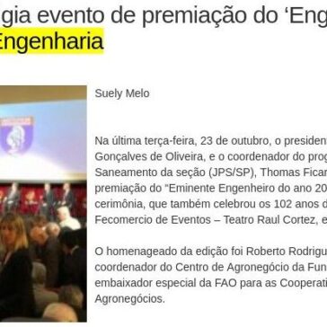 ABES-SP prestigia evento de premiação do “Engenheiro do Ano? do Instituto de Engenharia – Revista TAE