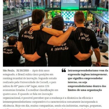 O conceito de intraempreendedorismo foi estabelecido há três décadas, porém as empresas não estavam dispostas a dar aos colaboradores a liberdade para inova – Blog do Light Steel Frame