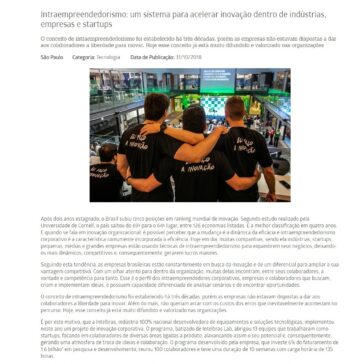 Intraempreendedorismo: um sistema para acelerar inovação dentro de indústrias, empresas e startups Mundo do Marketing