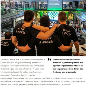 Intraempreendedorismo: um sistema para acelerar inovação dentro de indústrias, empresas e startups – Cobizz