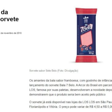 Bala 7 Belo da Arcor vira sorvete – Yahoo!