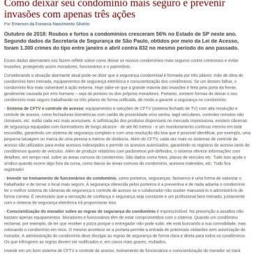 Como deixar seu condomínio mais seguro e prevenir invasões com apenas três ações – DIRECIONAL CONDOMNIOS