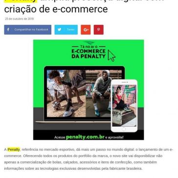 Penalty amplia presença digital com criação de e-commerce – Grandes Nomes da Propaganda