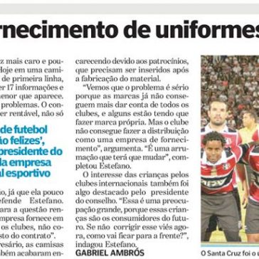 Para Penalty, fornecimento de uniformes só dá prejuízo – Destak DF