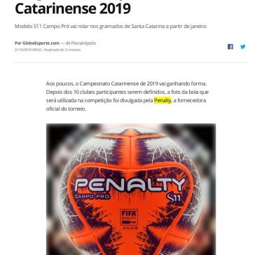 Tons em roxo e laranja e inspirada no golfe: conheça a bola do Catarinense 2019 – Globo Esporte