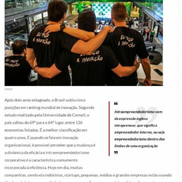 Intraempreendedorismo: um sistema para acelerar inovação dentro de indústrias, empresas e startups – Negócios em Foco