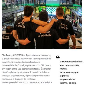 Intraempreendedorismo: um sistema para acelerar inovação dentro de indústrias, empresas e startups – Falando da Notícia