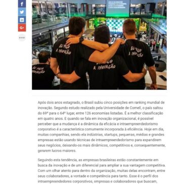 Intraempreendedorismo: um sistema para acelerar inovação dentro de indústrias, empresas e startups – Exame.com