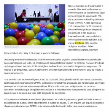 Empresas de TI de Floripa estão entre as melhores para se trabalhar – Tudo Sobre Floripa