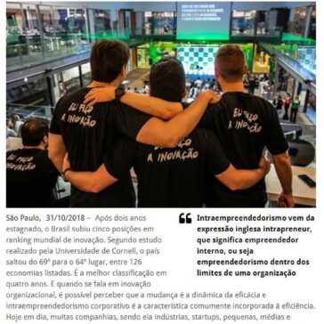 Intraempreendedorismo: um sistema para acelerar inovação dentro de indústrias, empresas e startups – Direito & Negócios