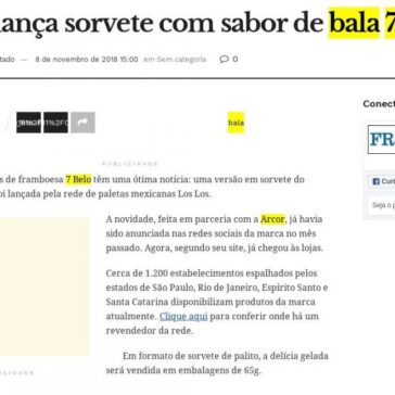 Rede lança sorvete com sabor de bala 7 Belo – Folha da Região (On-line)