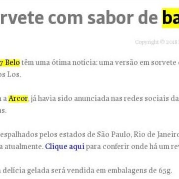 Rede lança sorvete com sabor de bala 7 Belo – Folha de Valinhos