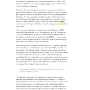 Novas perspectivas para a indústria – Pesquisa Brasil