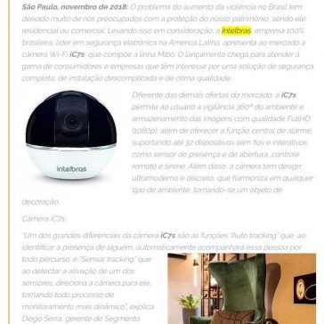 Intelbras inova no mercado de câmeras de segurança com lançamento da iC7s – MTI Tecnologia