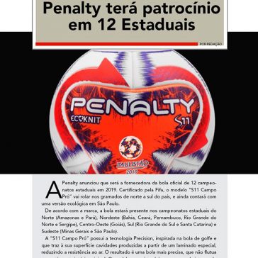 Penalty terá patrocínio em 12 Estaduais – Máquina do Esporte