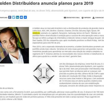 Golden Distribuidora anuncia planos para 2019- Eletrolar