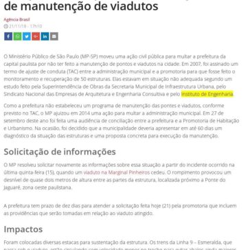 MP quer multar prefeitura de SP por falta de manutenção de viadutos – Isto É (On-line)