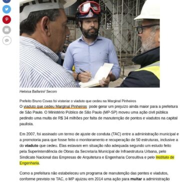 MP quer multar prefeitura de São Paulo por falta de manutenção em viadutos – Acessenews