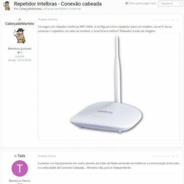 Repetidor Intelbras – Conexão cabeada -Clube do Hardware
