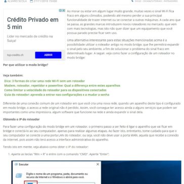 Para o que serve e como configurar um roteador no modo bridge – Olhar Digital
